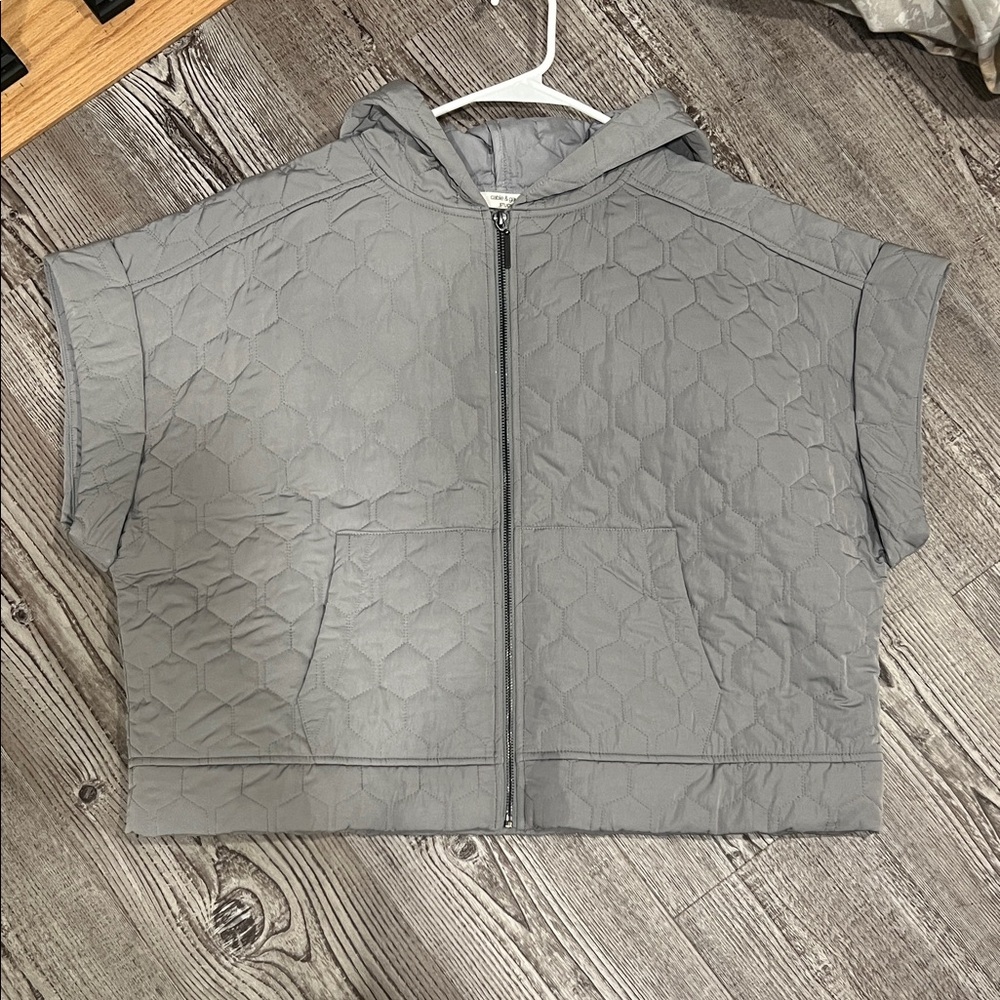 Cable & Gauge Kids Gray Quilted Puffer Jacket